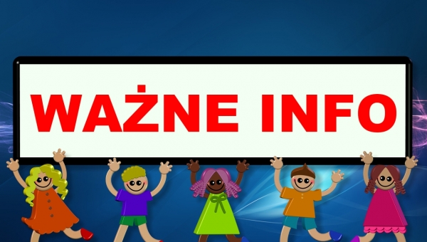 WAŻNE INFORMACJE 2019/2020