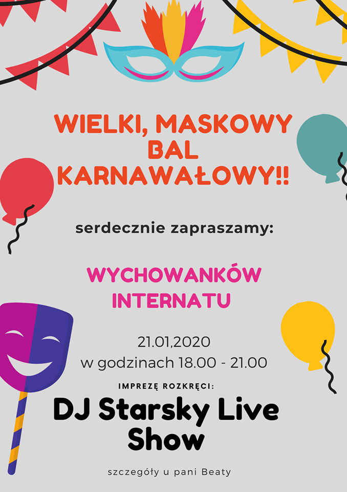 ZAPROSZENIE NA BAL - GOŚĆ SPECJALNY