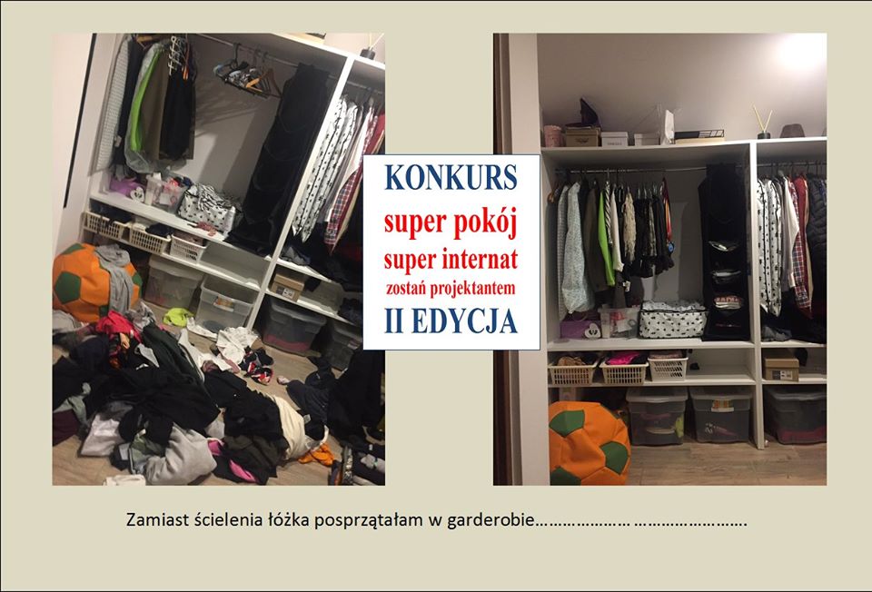 OGŁOSZENIE !!! KONKURS SUPER POKÓJ-SUPER INTERNAT TRWA #zostanwdomu