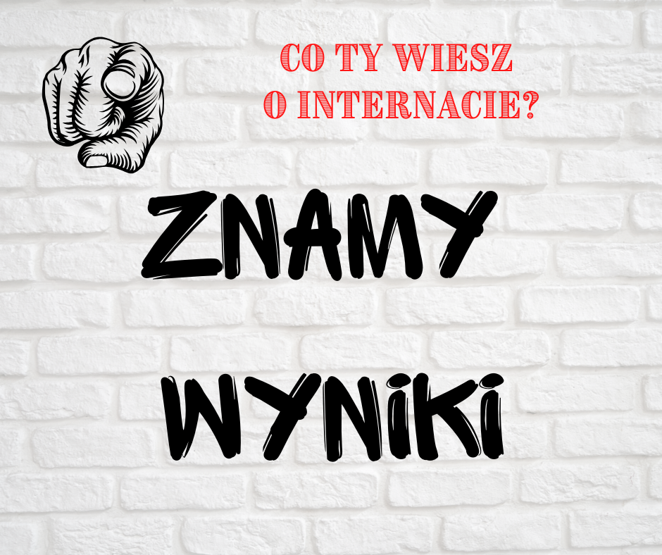 ZNAMY WYNIKI - CO TY WIESZ O INTERNACIE