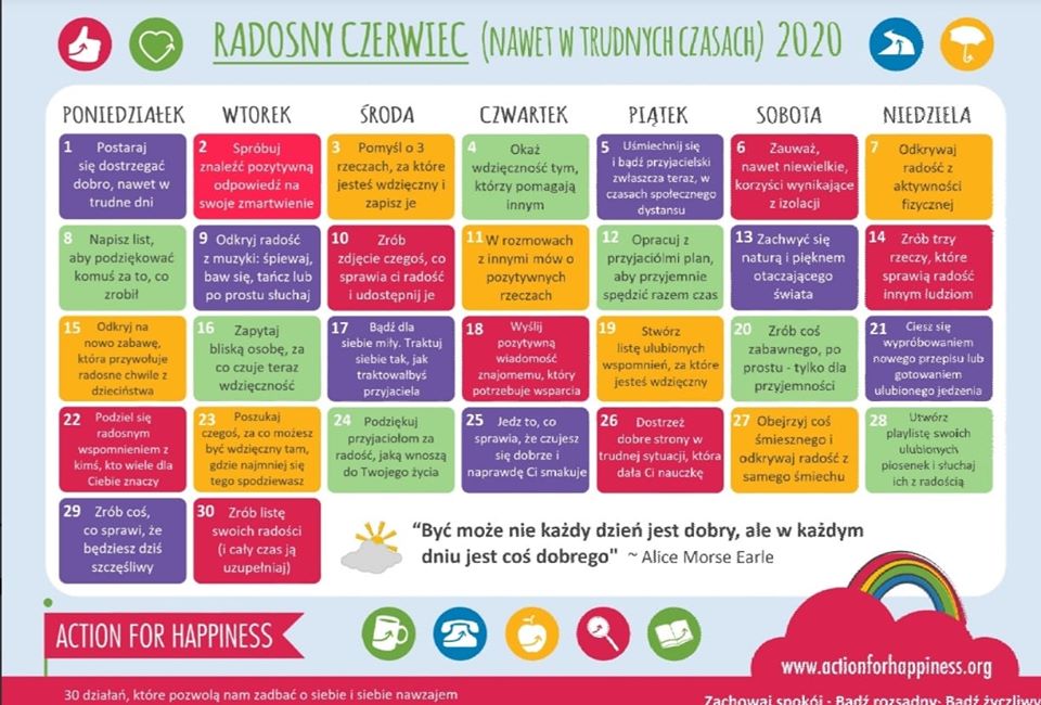 KILKA PROPOZYCJI NA  RADOSNY CZERWIEC