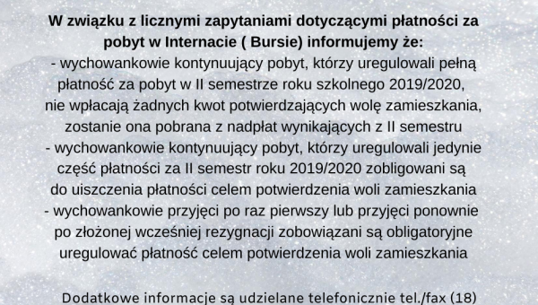 Ważna informacja