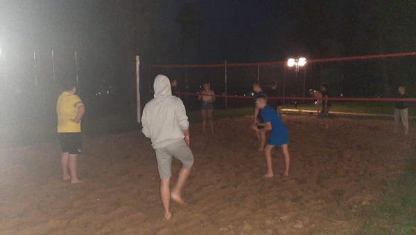 Inauguracja boiska siatkowego