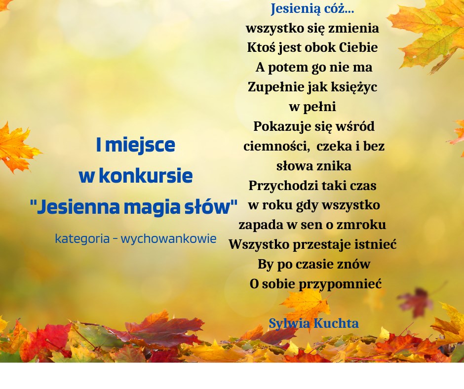Znamy już wyniki jesiennego konkursu literackiego  #zostanwdomu