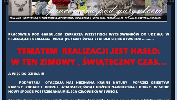 Realizacje Video W ten zimowy ,świąteczny czas…… Autorzy: Dominika Królczyk