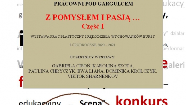 Wystawa prac plastyczny i rękodzieła wychowanków bursy I śródrocze 2020 – 2021 (2)