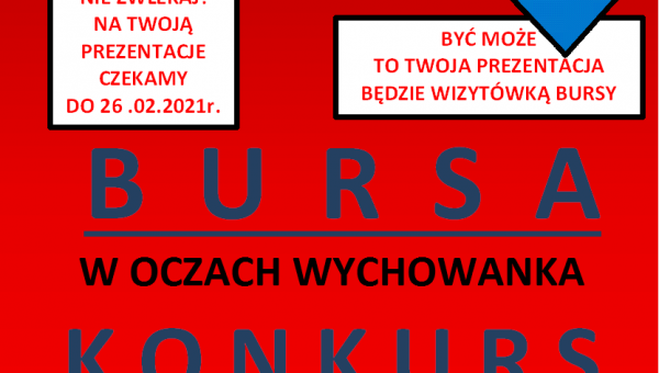 Regulamin konkursu na najlepszą prezentację multimedialną BURSA W OCZACH WYCHOWANKA
