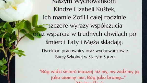 Bardzo smutne wiadomości dziś do nas dotarły