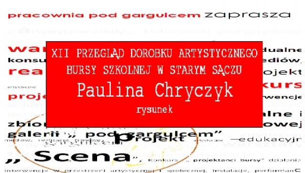 Wystawa rysunku Pauliny Chryczyk