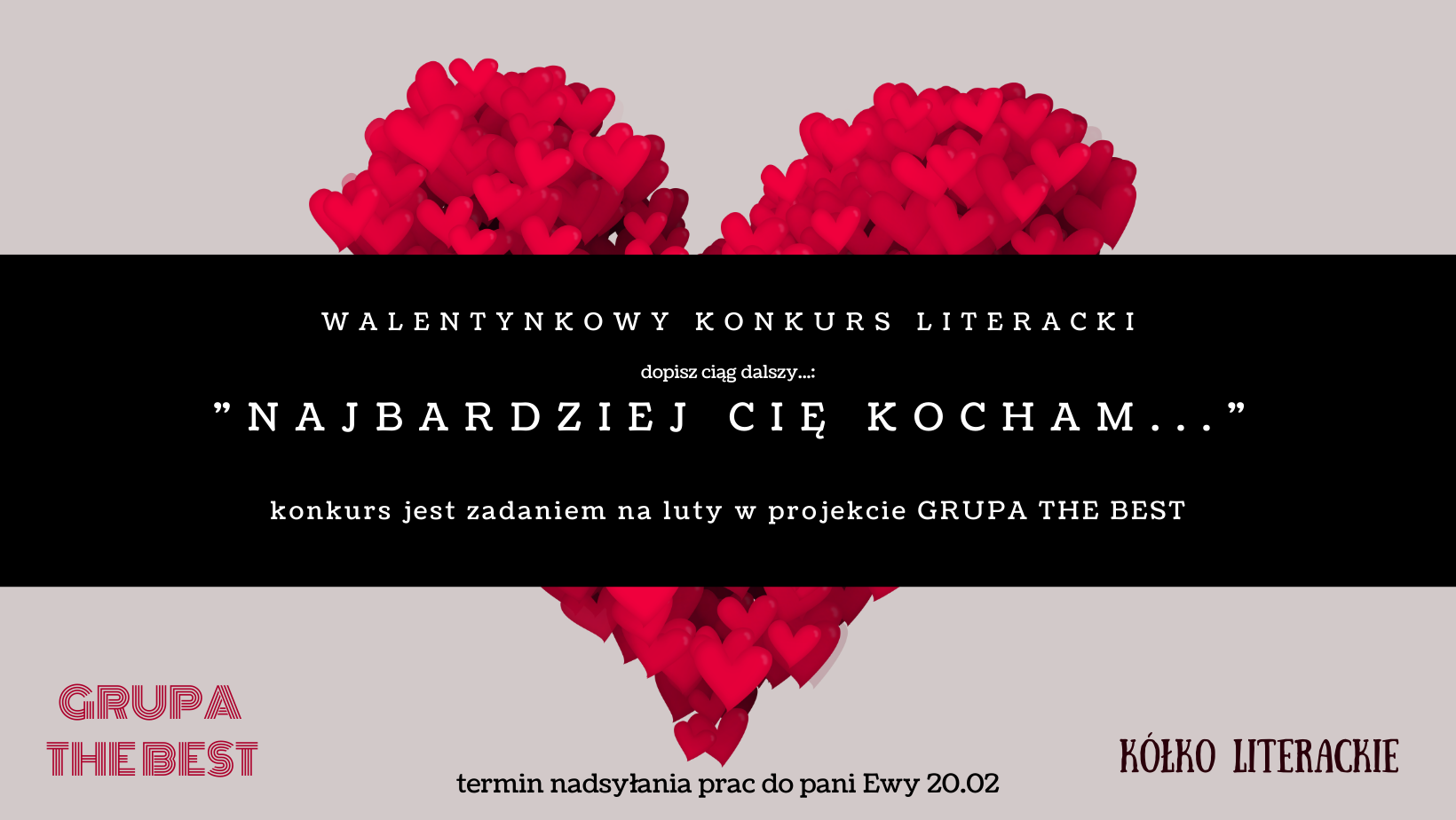 Walentynkowy konkurs literacki