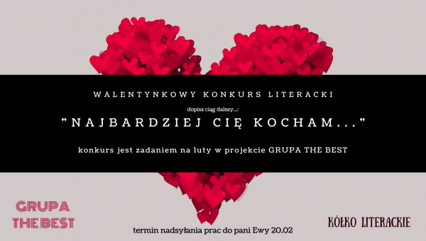 Walentynkowy konkurs literacki