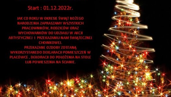 Świąteczna aranżacja Bursy