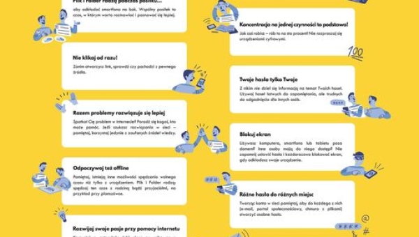 jak śiwadomie i bezpiecznie korzystać z Internetu.