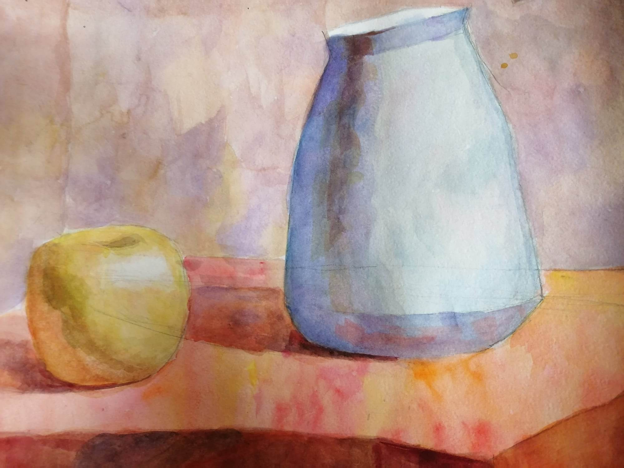 Yana Olinyk, martwa natura , tempera