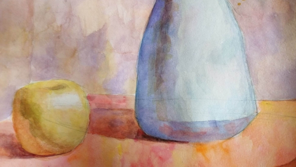 Yana Olinyk, martwa natura , tempera