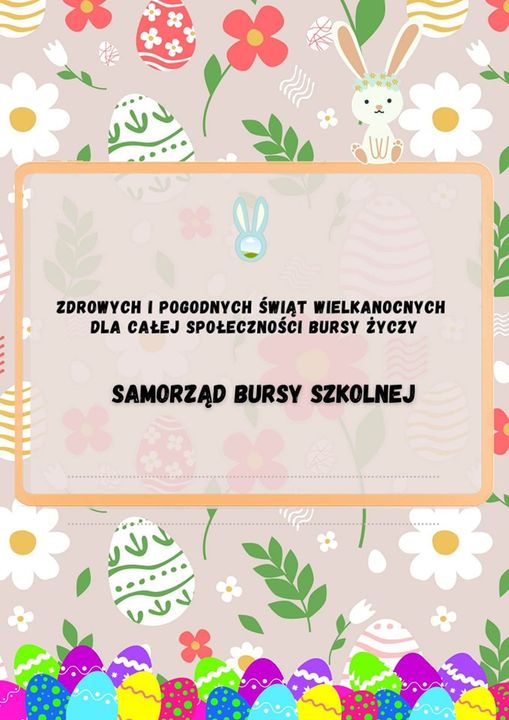 Życzenia Samorządu Bursy