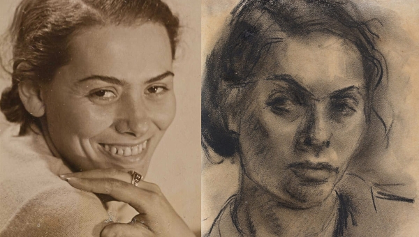 Gela Seksztajn, fotografia // Gela Seksztajn, Autoportret, fot. Archiwum Ringelbluma