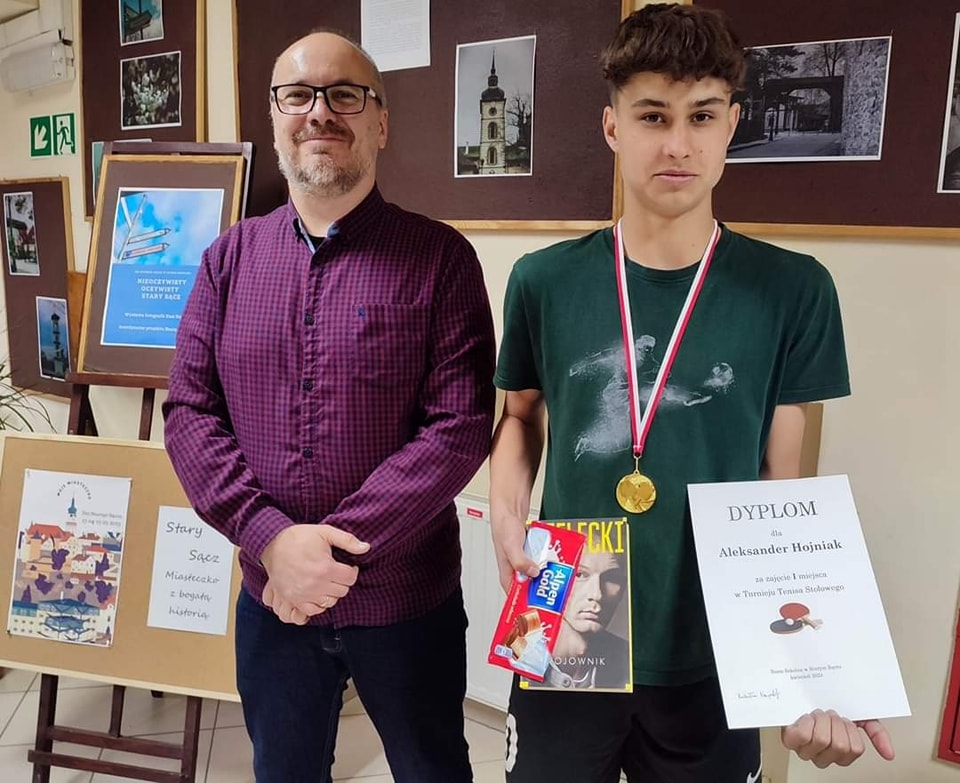 Zakończenie turnieju w tenisa stołowego