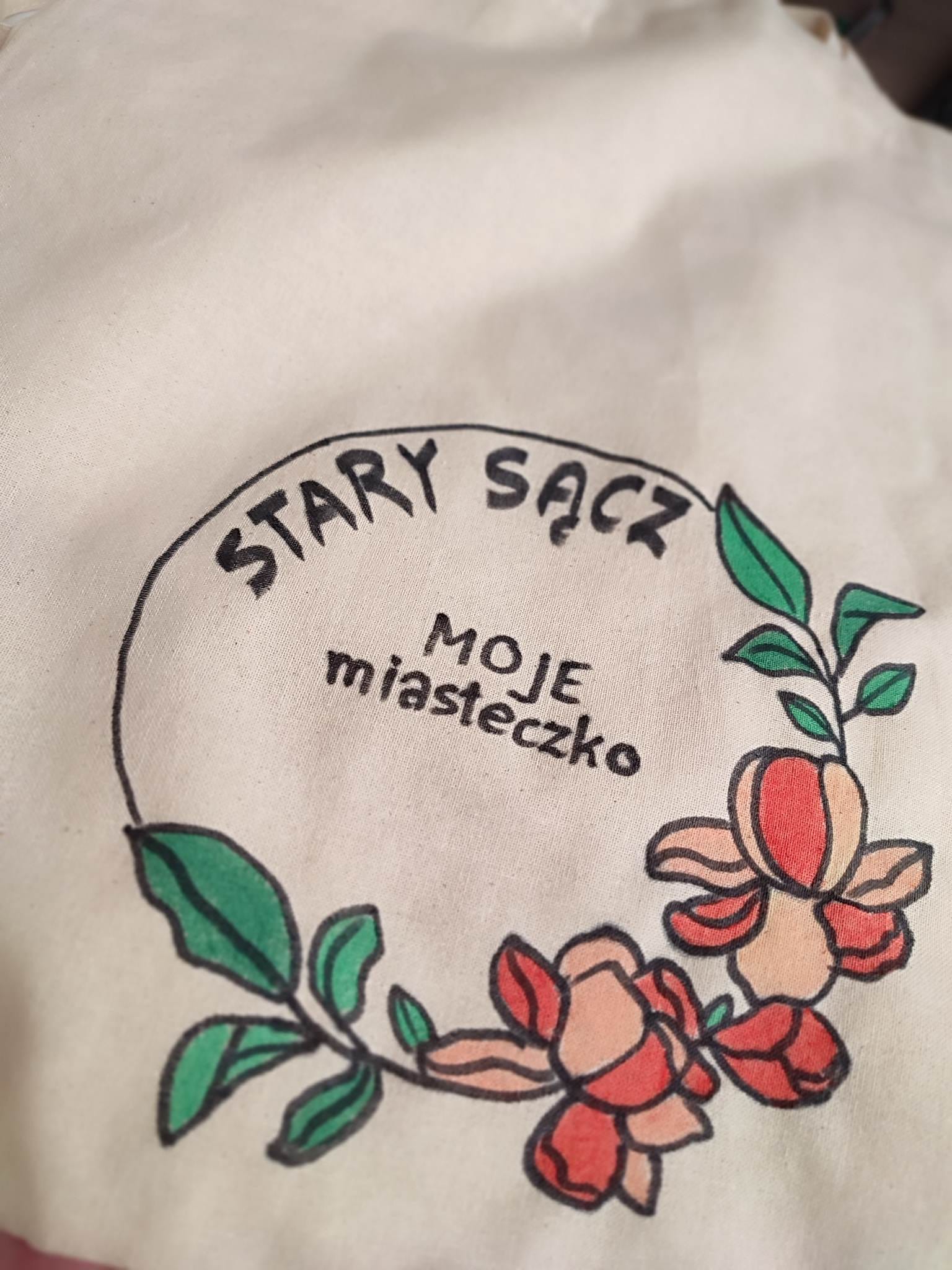 Eco torby z motywem Starego Sącza