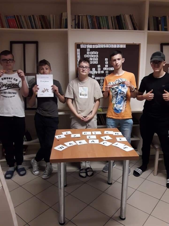 Wakacyjna krzyżówka