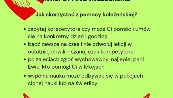 Korepetycje koleżeńskie