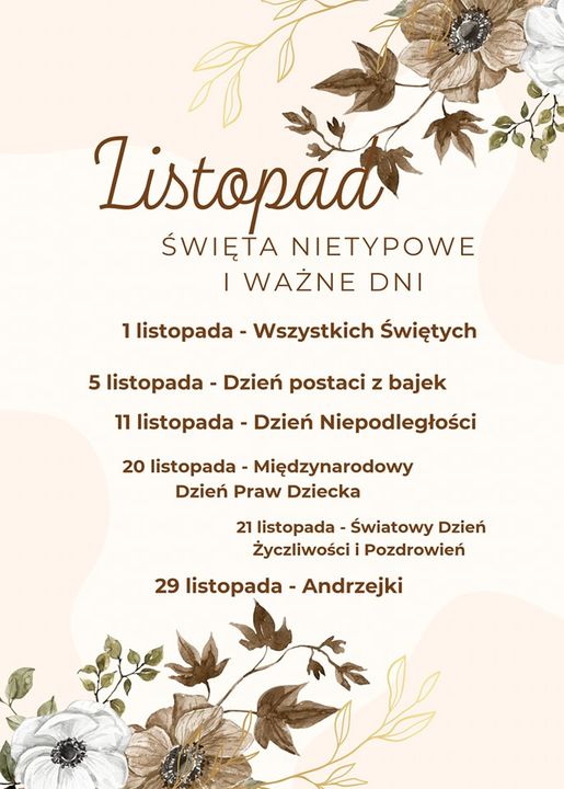 Nasze akcje w tym miesiącu