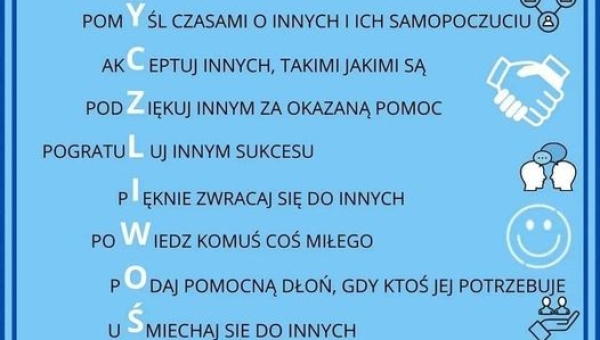 Dzisiaj obchodzimy DZIEŃ ŻYCZLIWOŚCI
