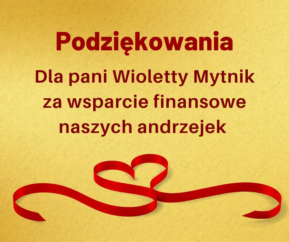 Podziękowania 