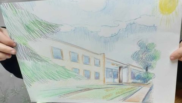 Młodzież malowała krajobrazy Starosądeckie 