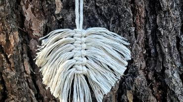 Sznurkiem Zaplatane Jesienne Dekoracje Z Makramy 2