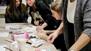 Dzikujemy Za Udzia W Warsztatach Zimowe Obrazy Przestrzenne Opiekun Kinga Sotys 6