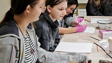 Dzikujemy Za Udzia W Warsztatach Zimowe Obrazy Przestrzenne Opiekun Kinga Sotys 7