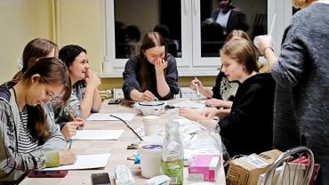 Dzikujemy Za Udzia W Warsztatach Zimowe Obrazy Przestrzenne Opiekun Kinga Sotys 8