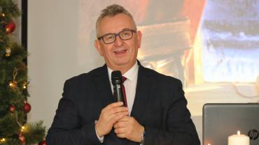 Spotkanie Wigilijne W Bursie Szkolnej W Starym Saczu. Zyczenia Swiateczne Skladane Przez P 6