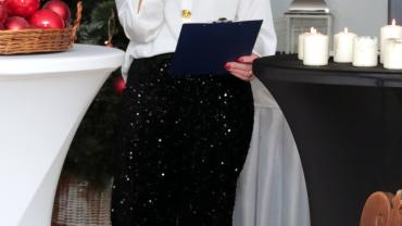 Spotkanie Wigilijne W Bursie Szkolnej W Starym Sczu. Yczenia Witeczne I Podzikowania Przybyym Gociom Za Dotychczasow Wspprac Skada Dyrektor Dyrektorka Bursy Lucyna Dybiec . 2